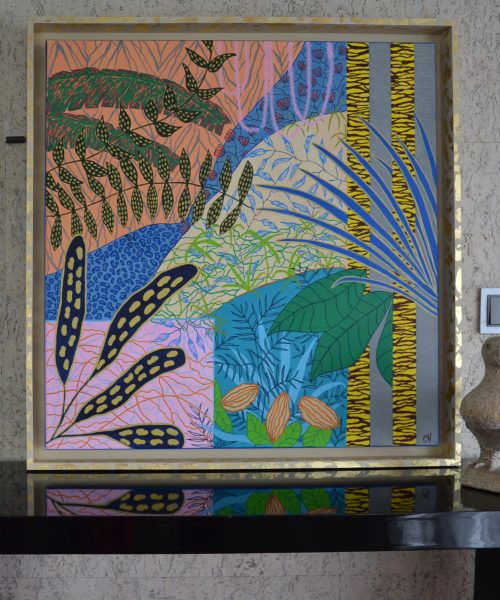 SUMMER BOTANIC 70X70