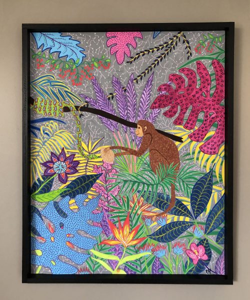 8. JUNGLE MONKEY 65X50